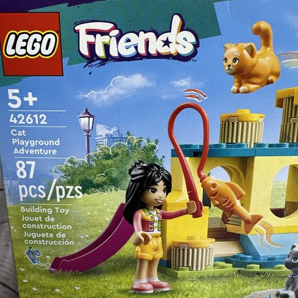 Lego 42612 Friends Cat Playground Adventure Set 87 pieces Liann and Olly Figures - Picture 4 of 5